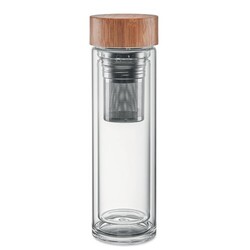 BATUMI GLASS Gourde double paroi verre 420ml