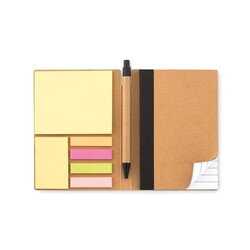 RECONOTE Carnet recyclé ligné et stylo