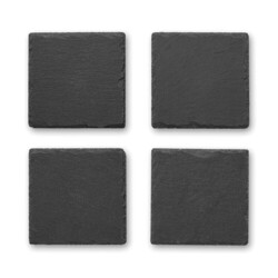 SLATE4 Sous-verres en ardoise