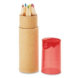 PETIT LAMBUT Tube de 6 crayons couleur