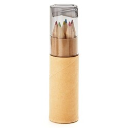 PETIT LAMBUT Tube de 6 crayons couleur