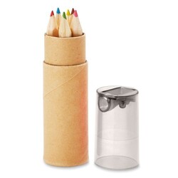 PETIT LAMBUT Tube de 6 crayons couleur