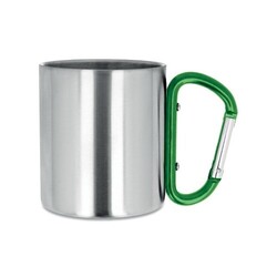 TRUMBO Mug acier et anse mousqueton.