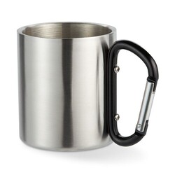 TRUMBO Mug acier et anse mousqueton.