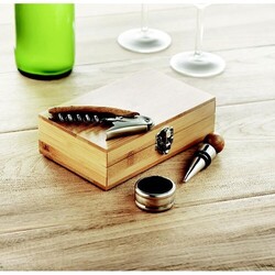 SONOMA Coffret de sommelier en bambou