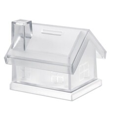 MYBANK Tirelire maison plastique