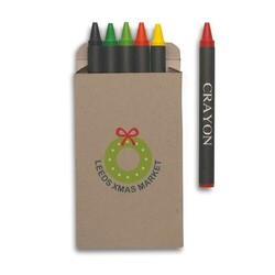 BRABO Etui 6 crayons cire