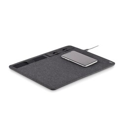 SUPERPAD Tapis de souris RPET chargeur 15W
