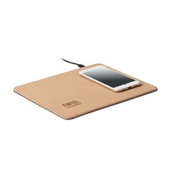 WIRELESS MATTY Tapis de souris chargeur liège
