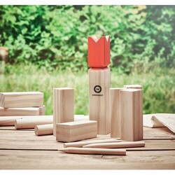 KING Jeu de lancer en bois de pin