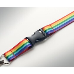 BOWYARD Lanyard en RPET arc-en-ciel