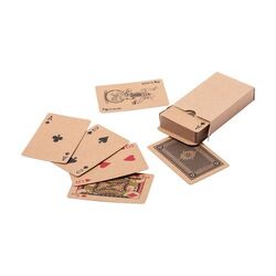 Cartes à jouer en papier recyclé Pacca