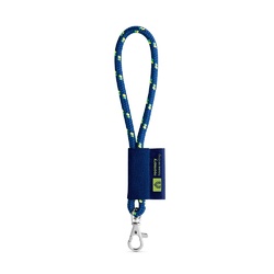 75092. SET Lanyard NAUTIC Short (Ø 7 mm) avec mousqueton à porte de 9 mm