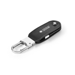 BRAGG 8GB. Clé USB 8GB en PU avec clip mousqueton