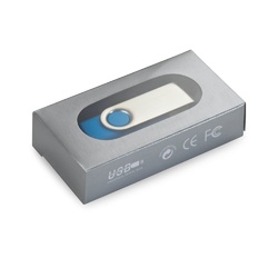CLAUDIUS 4GB. Clé USB 4GB avec attache en métal