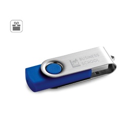 CLAUDIUS 4GB. Clé USB 4GB avec attache en métal