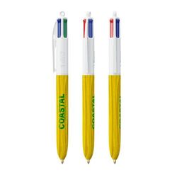 BIC® 4 Couleurs Wood Style