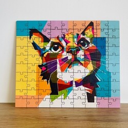 Puzzle français RECTANGLE en bois 90 pièces