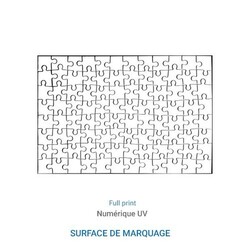 Puzzle français RECTANGLE en bois 90 pièces