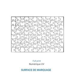 Puzzle RECTANGLE bois - France