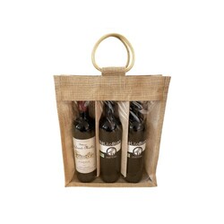 Sac Jute 3 bouteilles