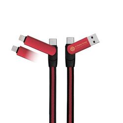 CABLE DE CHARGE RAPIDE ET TRANSFERT  6 EN 1