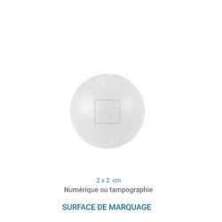 Balle anti-stress BALL Blanc