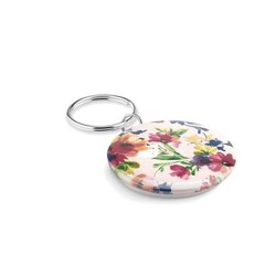 PIN KEY Porte-clés en métal insert papier