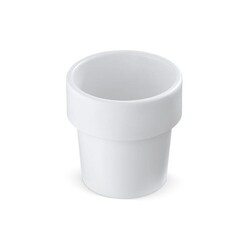 Tasse à café hot-but-cool avec graines de tomate cerise