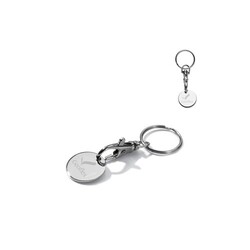 Porte-clés jeton de caddie