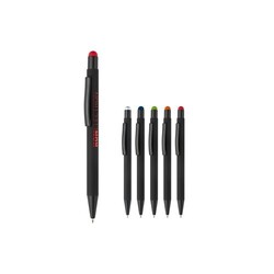 Stylo stylet NEW YORK caoutchouté noir