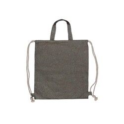 Sac cordelettes en coton recyclé 38x42cm