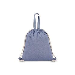 Sac cordelettes en coton recyclé 38x42cm