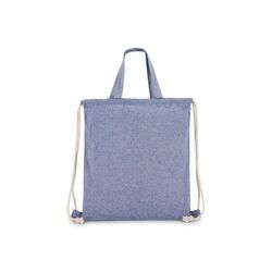 Sac cordelettes en coton recyclé 38x42cm