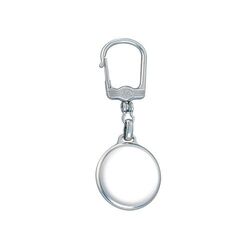 Porte-clés métal rond