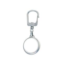 Porte-clés métal rond