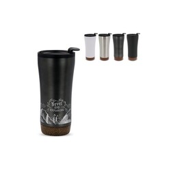 Mug double paroi avec base en liège 480ml
