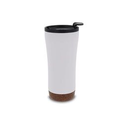 Mug double paroi avec base en liège 480ml