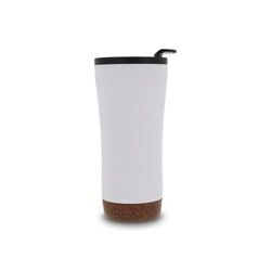 Mug double paroi avec base en liège 480ml