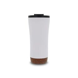 Mug double paroi avec base en liège 480ml