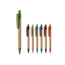 Stylo bille en bambou et paille de blé