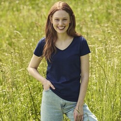 T-Shirt Femme Couleur Iconic V-Neck