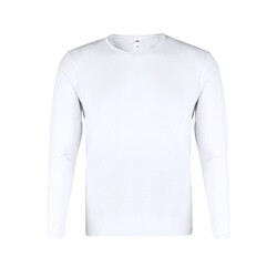 T-Shirt Adulte Blanc Iconic Long Sleeve T