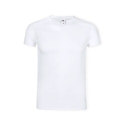 T-Shirt Adulte Blanc Iconic V-Neck