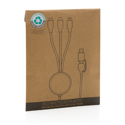 Câble 60W 4 en 1 en TPE et plastique recyclé RCS