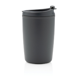 Mug en PP recyclé GRS avec couvercle à bascule