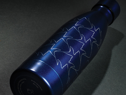 Bouteille iso couleur pleine en acier inoxydable recyclé RCS