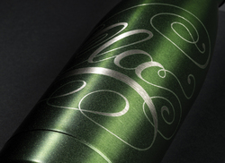 Bouteille iso couleur pleine en acier inoxydable recyclé RCS