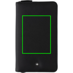 Portefeuille de voyage RFID Swiss Peak Heritage en rPU RCS