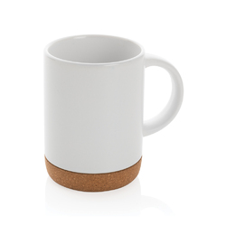 Mug 280ml en céramique avec base en liège